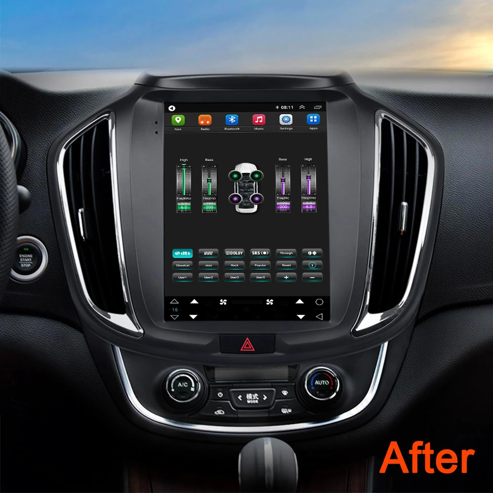 Android audio stéréo de voiture de la vidéo haute résolution pour Baojun 560 2013 2014 2015 2+32 GO LA NAVIGATION GPS