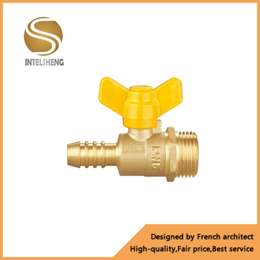 Customized 1/4 Inch-4 Inch Brass Forged Radiator Water Gas Control Ball Valve for Pipe Connection