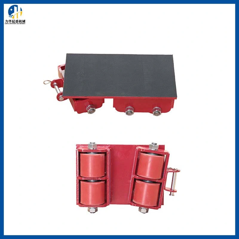 Customized Shifting Skate Logistic Moving Hand Trolley Roller Power Pallet Jack