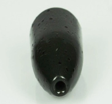 W97 High Density 3/8oz (10.5g/PC) Tungsten Worm Weight in Matt Black Color for Fishing Tool