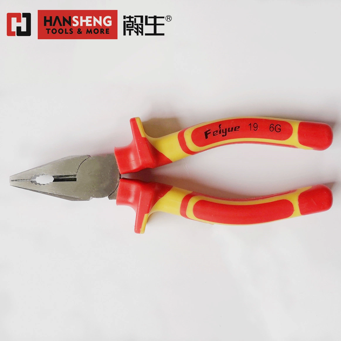 Professional Hand Tool, Hardware, Made of Cr-V, VDE Combination Pliers with VDE Certificate