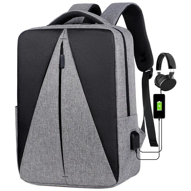 Cheap Custom Logo Fashion and Durable Men's Travel Extra Large Laptop Backpack Bag