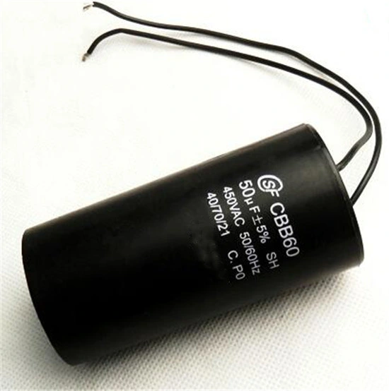 High Quality Manufacturer Cbb60 Metalized Polypropylene Film Capacitor