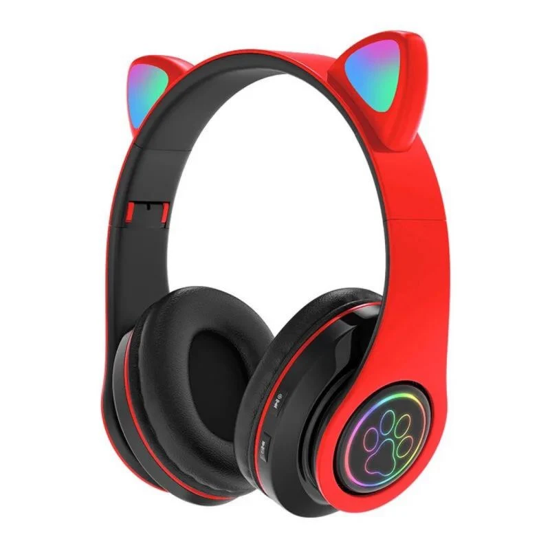 Hot Sale P47 Headphones Bt 5.0 Wireless Bluetooth Earphones Girls The Best Mobile Game Cat Ear Headphones