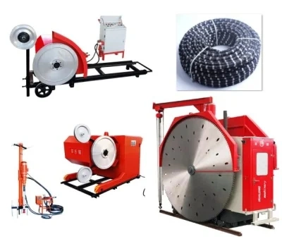 Hualong Chainsaw Diamond Wire Saw Machine for Marble Granite Quartz Block Cutting with Pneumatic & Electrical Drilling Machine in Australia/Indonesia/Ethiopia