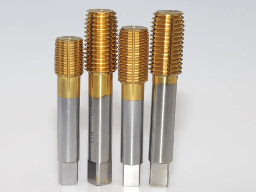 High quality/High cost performance HSS Forming Taps with Tin Coating M5*0.8