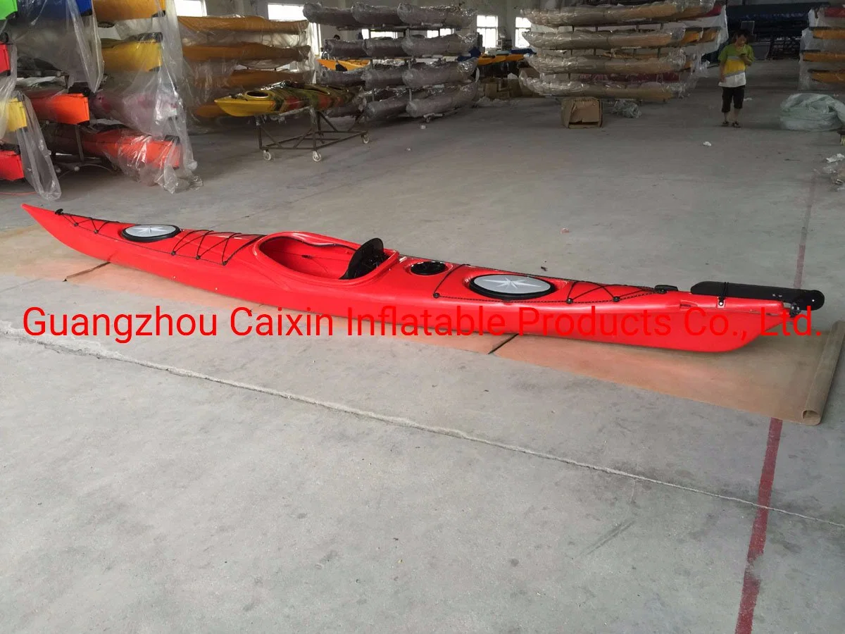 High quality/High cost performance  Polyethylene Single Sea Kayak Canoe