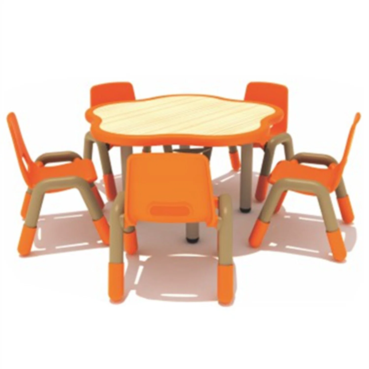 Kindergarten Kids Eating Desk Children Plastic Triangle Table SL15