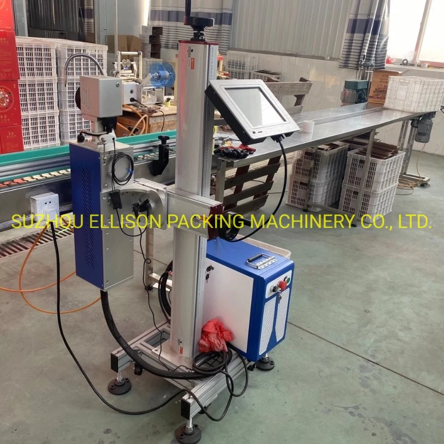 Laser Manufacturer Expiry Date Printing Machine / CO2 Laser Pinter for Beverage Production Line