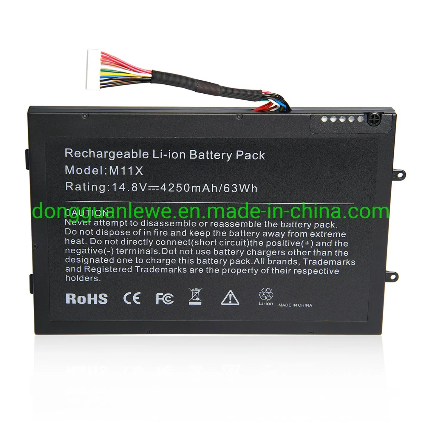 Rechargeable Compatible Li-Polymer Batteries Replacement for DELL Alienware M11X 14.8V 63wh Notebook Computer Laptop Battery