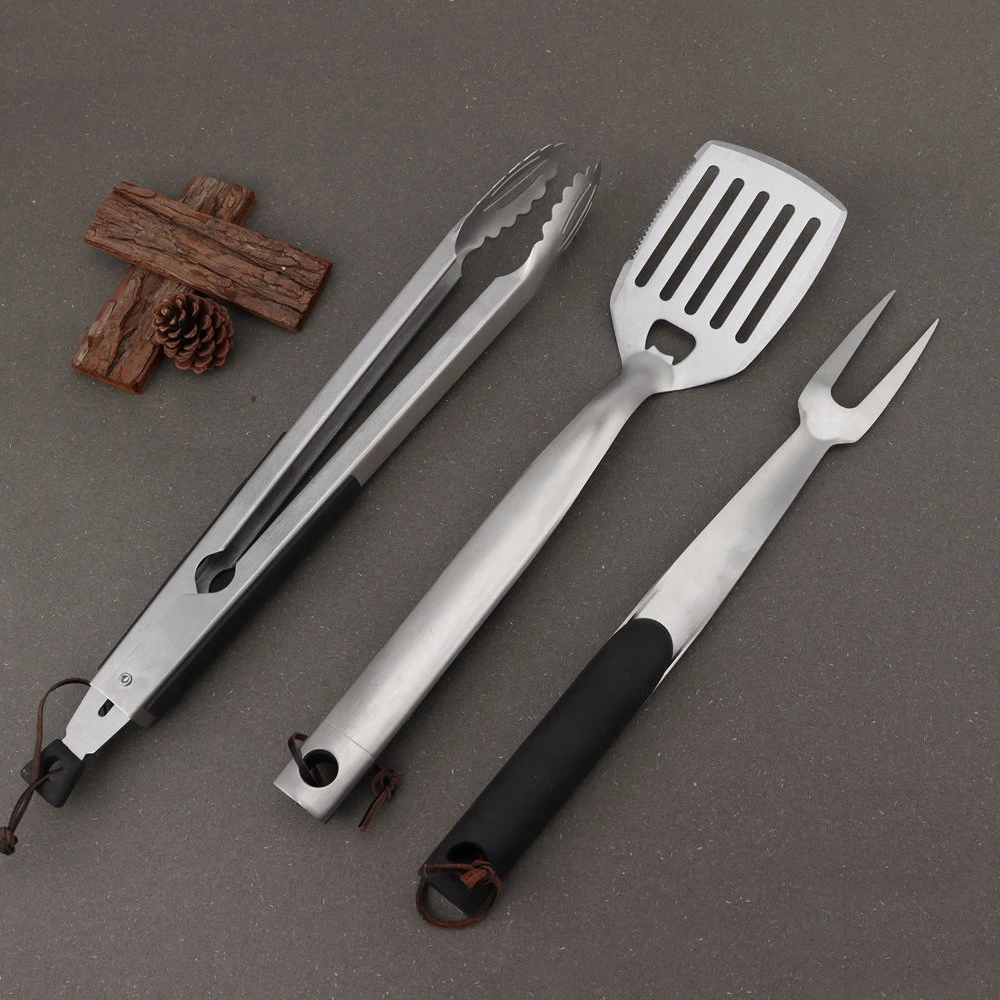 Hip-Home Stainless Steel BBQ Tools Set Fork Food Tong BBQ Grill Set