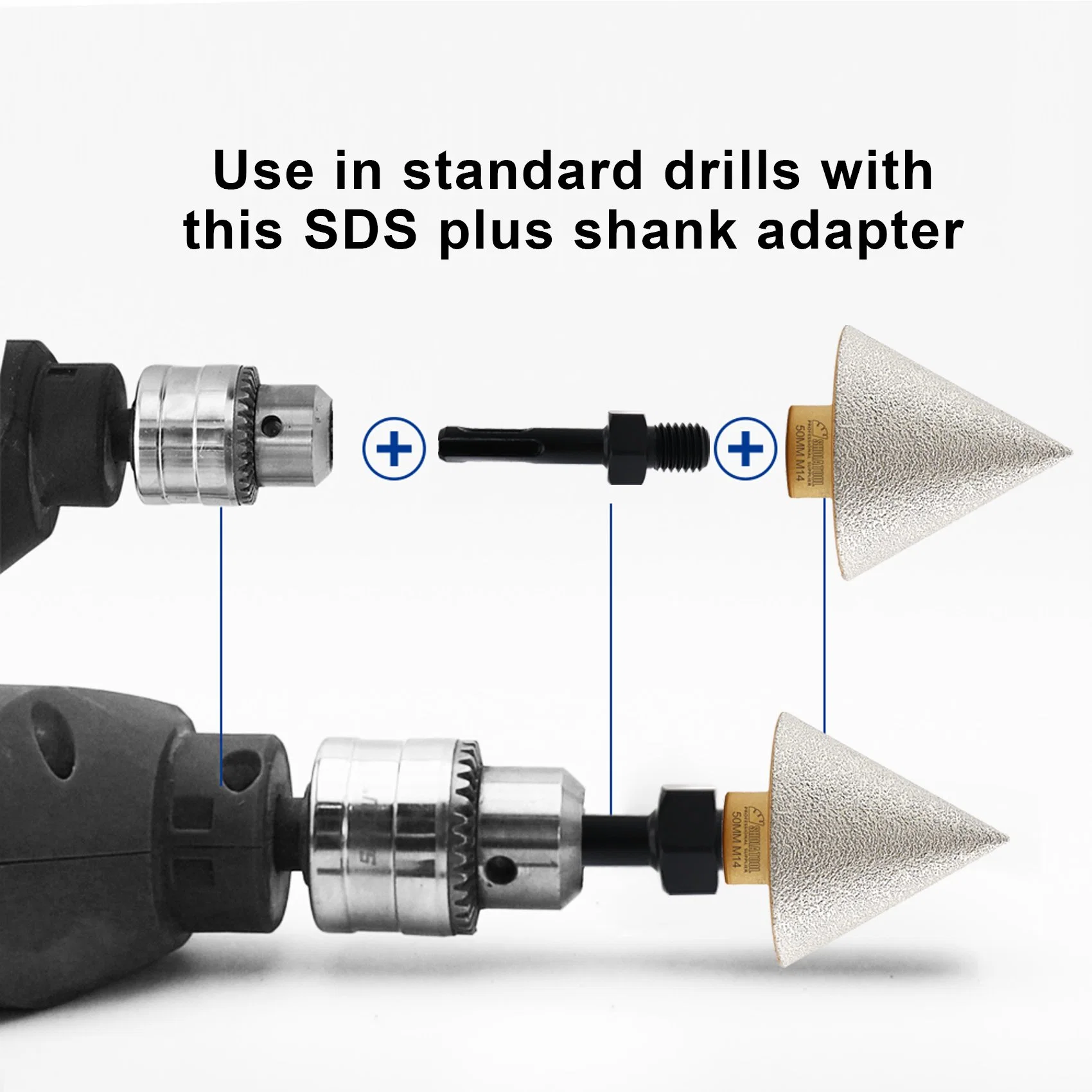 Vacuum Brazed Diamond Core Drill Hole Saw Cutter Chamfer Bits Oxford Set