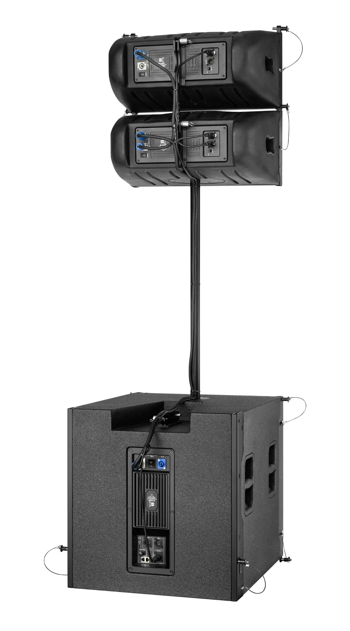 Haut-parleur multifonction système de line array bidirectionnel en contreplaqué de bouleau Polyvalence composant de première classe en néodyme portable