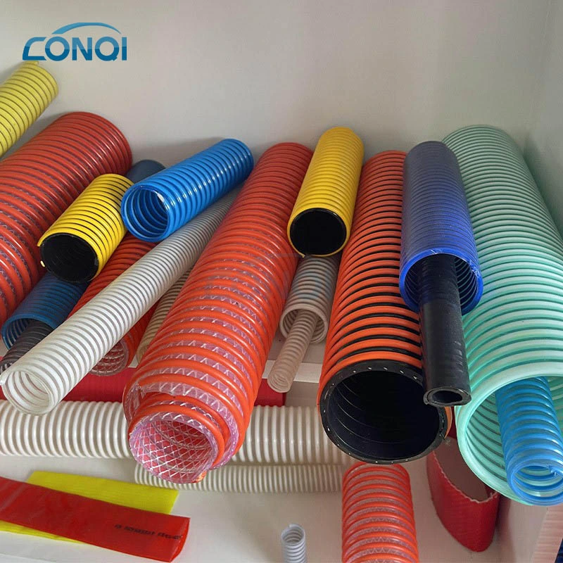 Flexible Plastic Reinforced PVC Helix Water Pump Suction Discharge Spiral Tube Hose