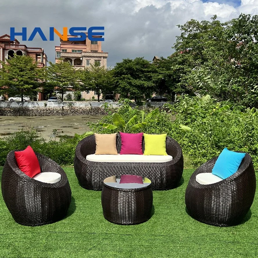 New Design Resort Pool Project Wicker Outdoor Furniture Sofa Set Leisure Chair Patio Set Rattan Garden Furniture