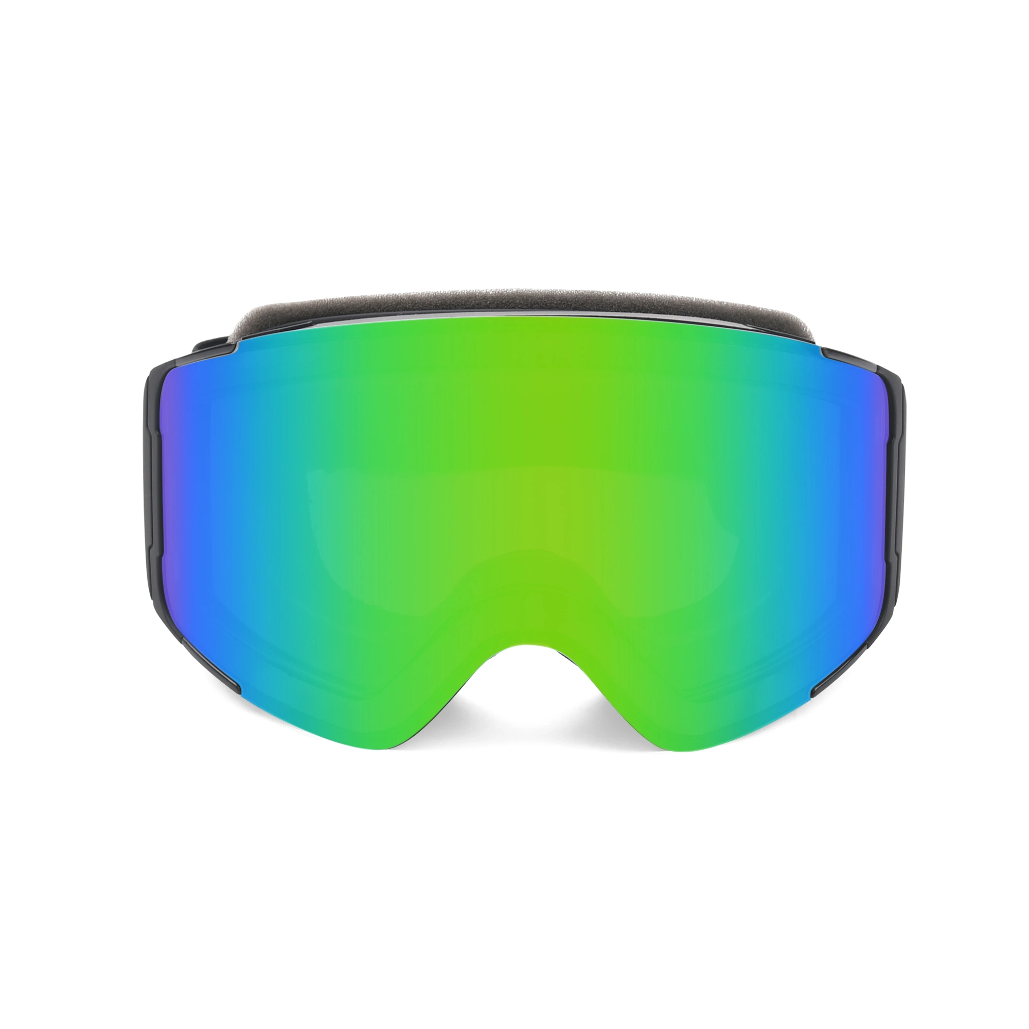 UV-Schutz zylindrische magnetische Skifahrbrille Anti Fog Snow Board Brille für Erwachsene