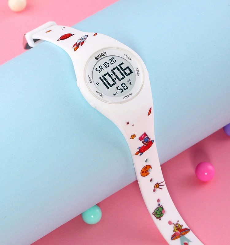 Silicon Strap Changeable Digit Watch for Kids