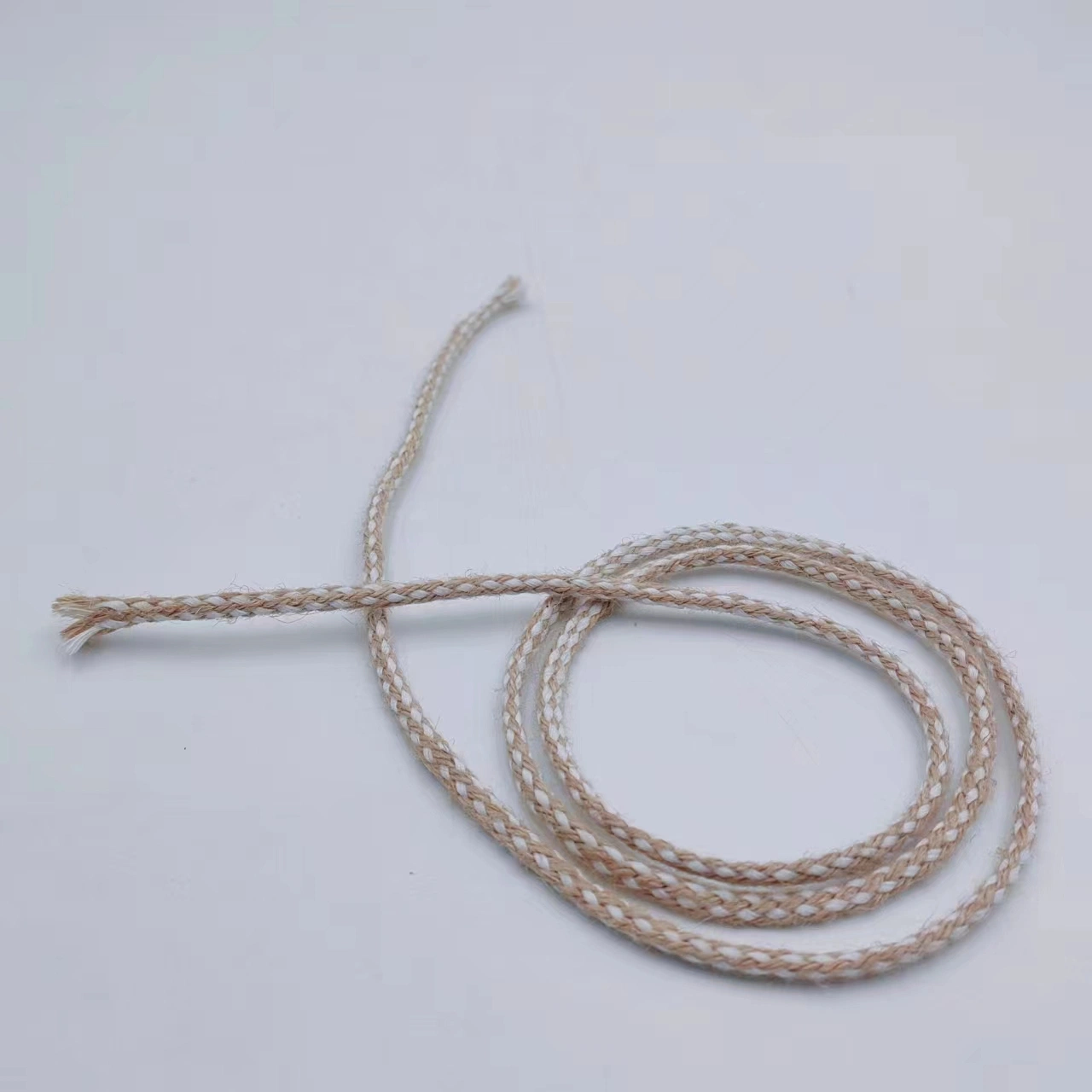 0,5 mm Corde en coton et jute à 8 brins Petite corde suspendue