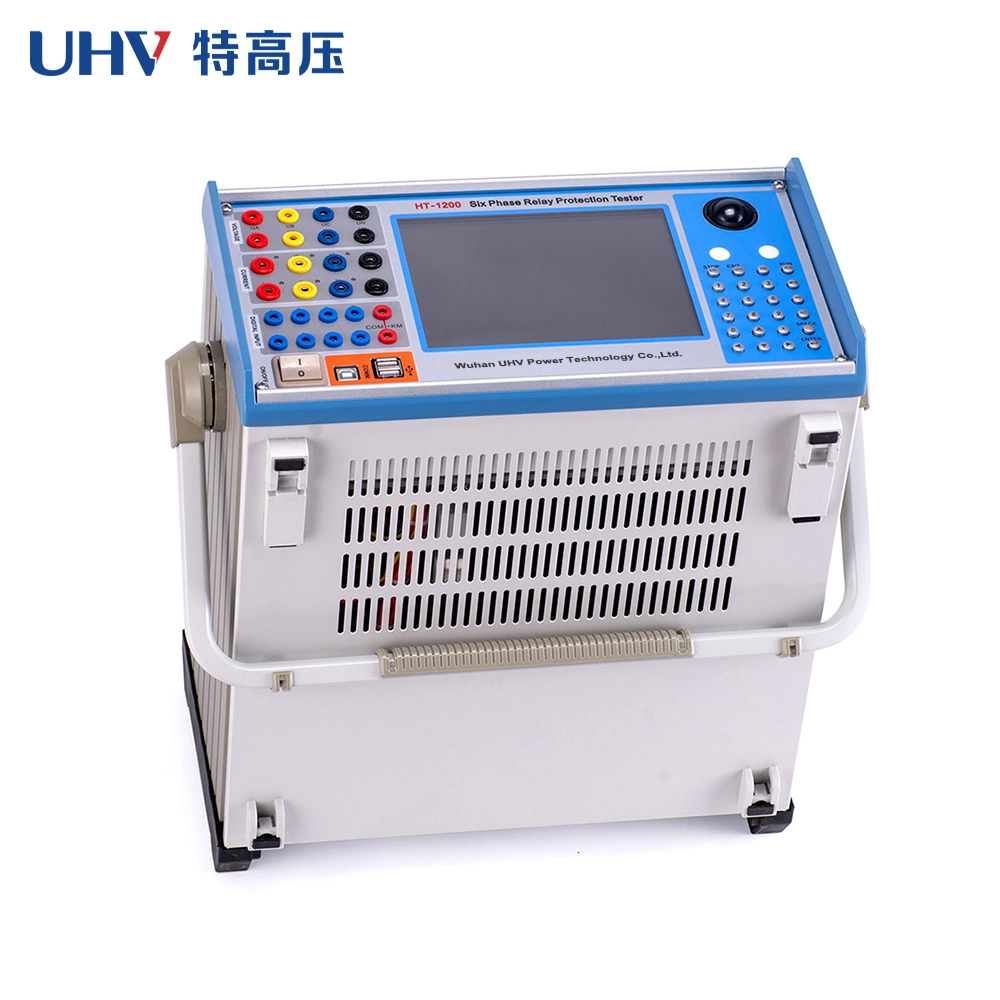 Ht-1200 6 Phase Microcomputer Protection Relay Tester Electrical Primary Current Injection Test Set