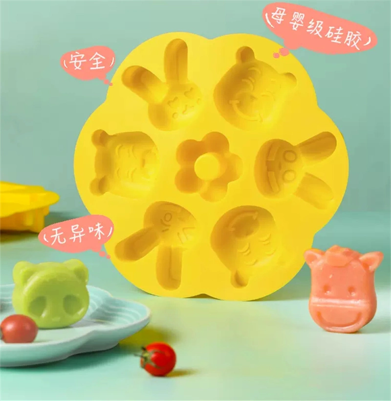 Silicone Steamed Cake Cake Baby Complementary Food Mold Household Baking Tools