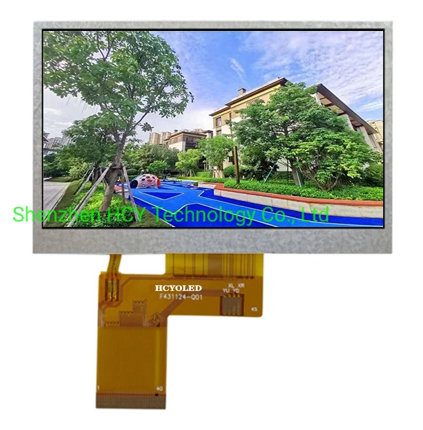 4.3-Inch Color LCD Display Module for Use in Medical, Handheld Devices, and Instrument Industries with Multiple Applications