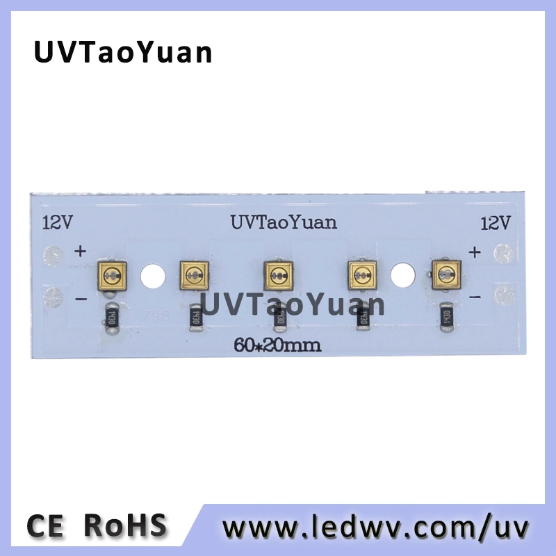 UVC LED Germicidal Lamp Disinfection Light 265-280nm UV Sterilizer Lamp 12V/DC