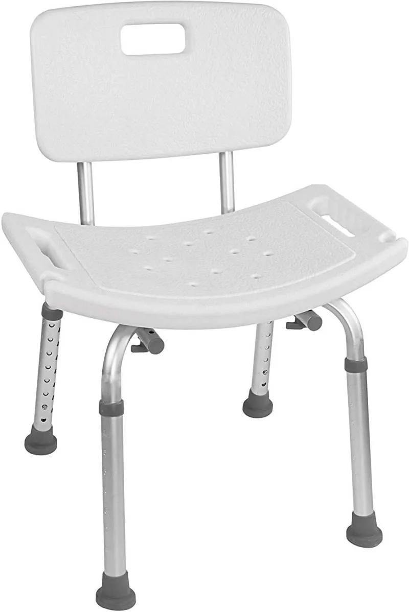 Tool-Free Assembly SPA Bathtub Adjustable Shower Chair Medical Seat