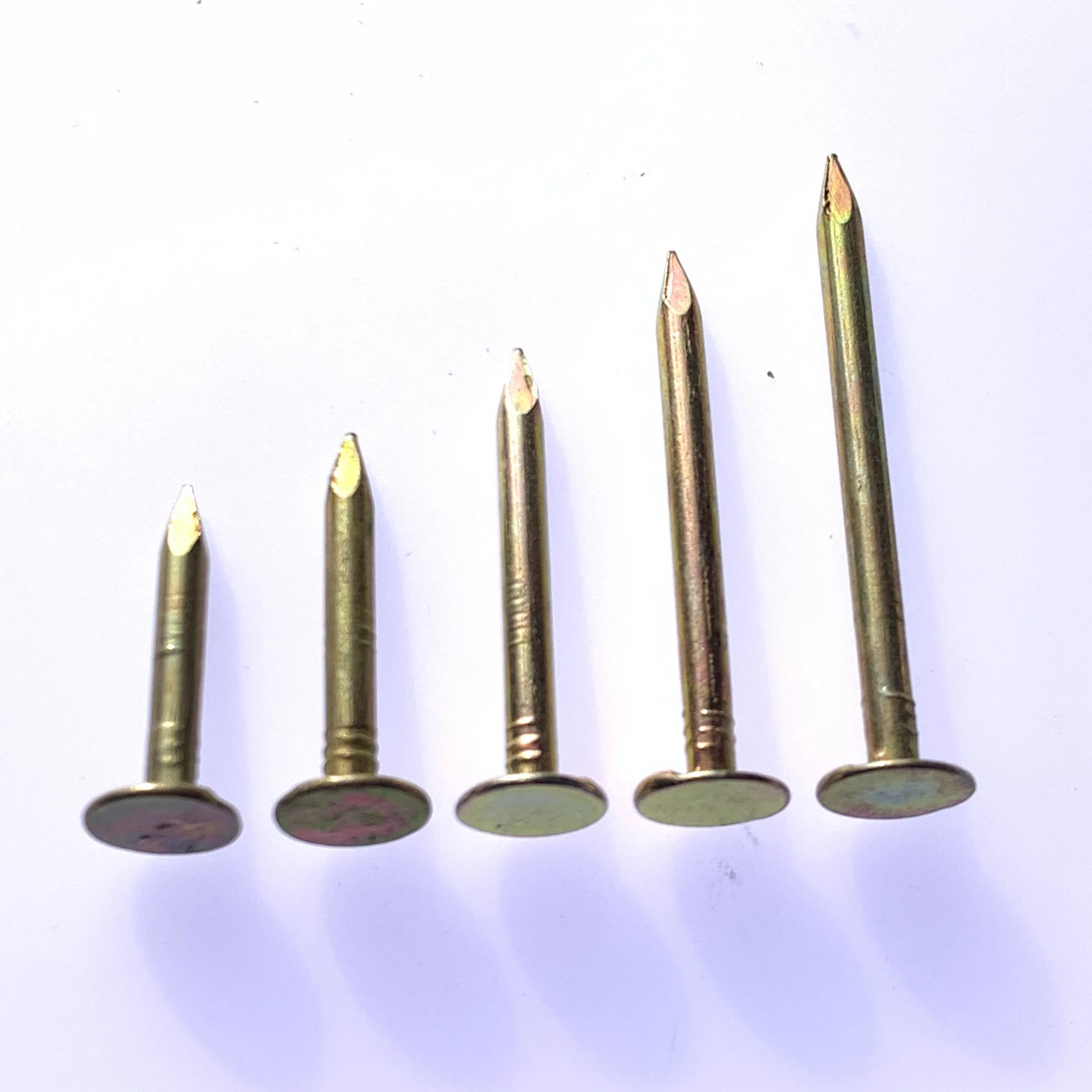 Free Samples15-Degree Round Head Wire Weld Collated Smooth Shank Electro Galvanized Coil Roofing Nails