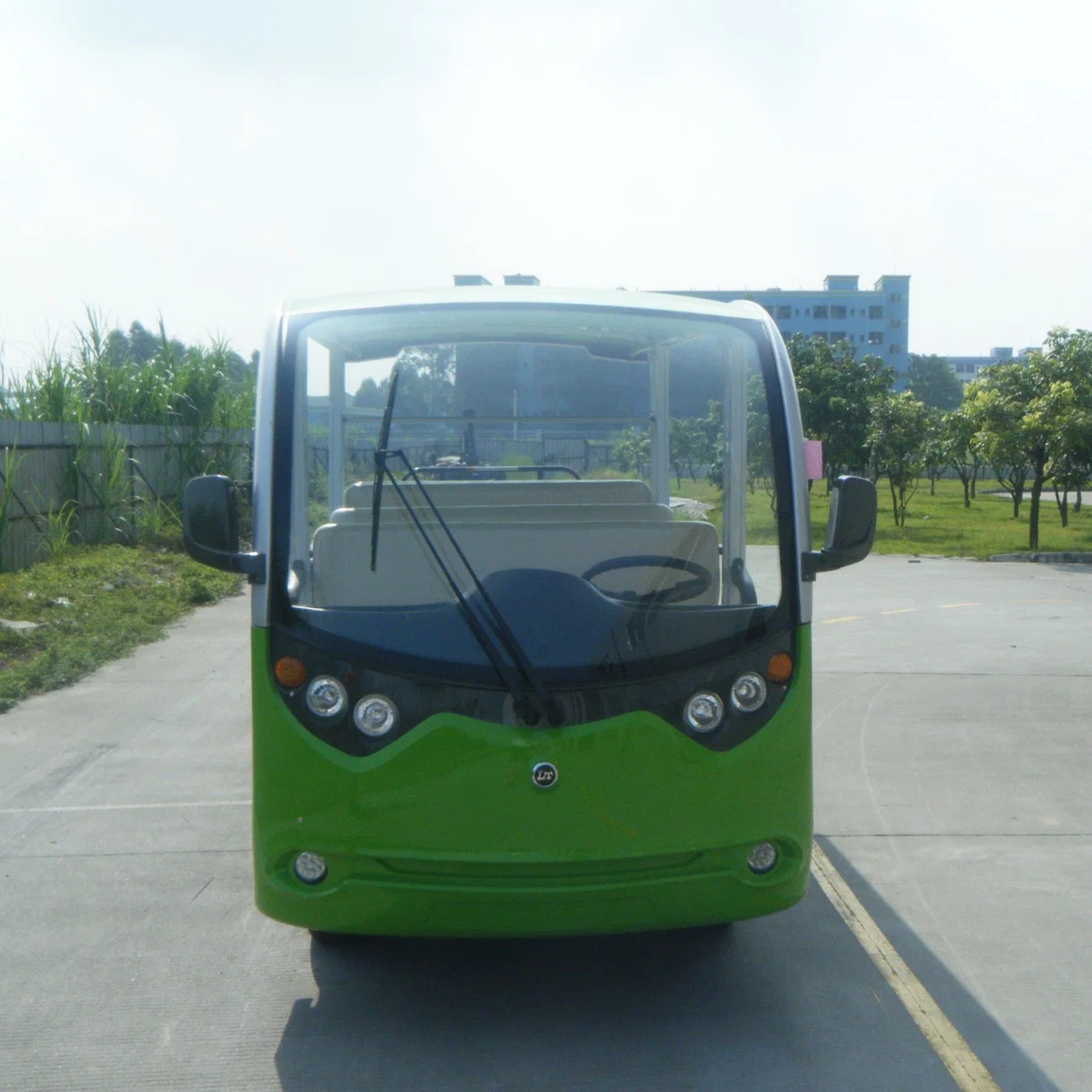 Autiskid Rubber Floor ABS Sunroof Sandwich Glass Stable Quality Electric Bus Lt-S8+3