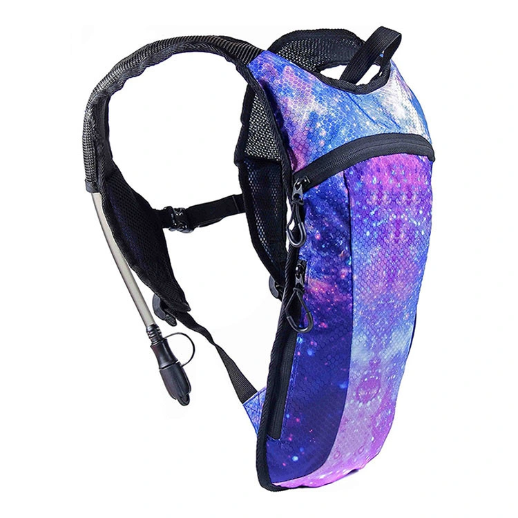 Wholesale/Supplier Galaxy Style Fashionable Climbing Hydration Backpack with 2L Water Bladder