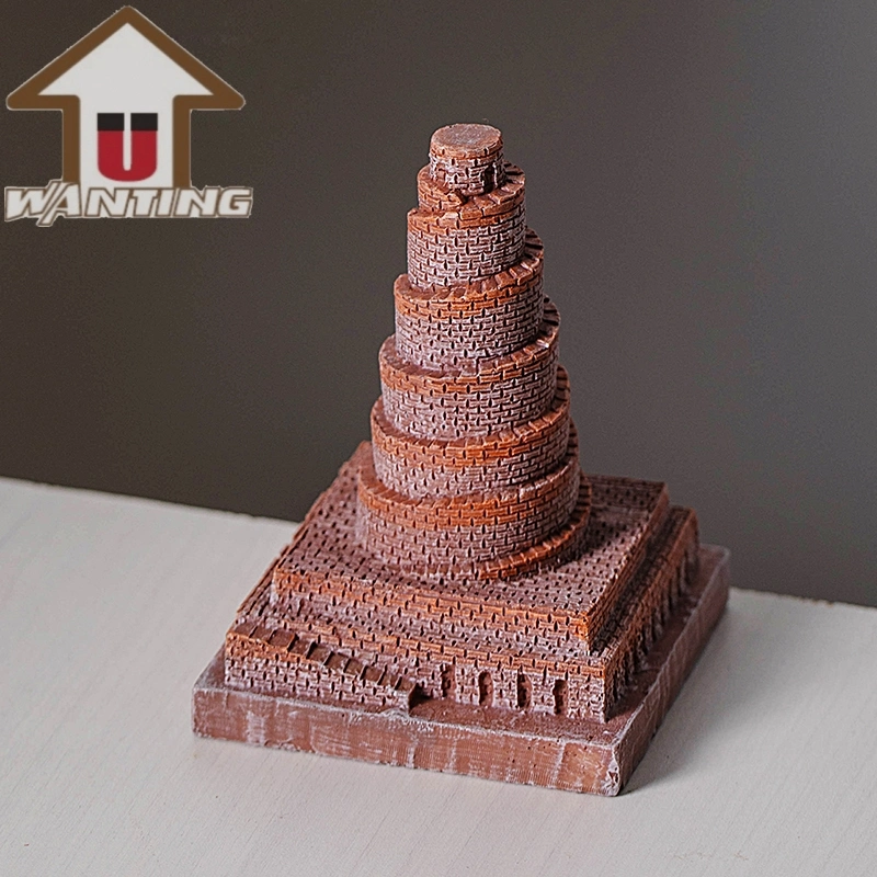 Corporate Gifts Tower of Babel Souvenirs Home Decor Resin Craft Promotion Gift