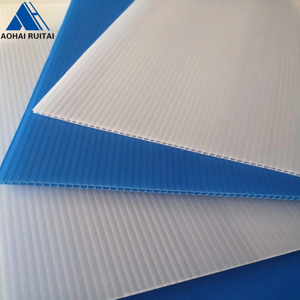 Cardboard Replacement PP Coroplast Plastic Corrugated Hollow Sheet