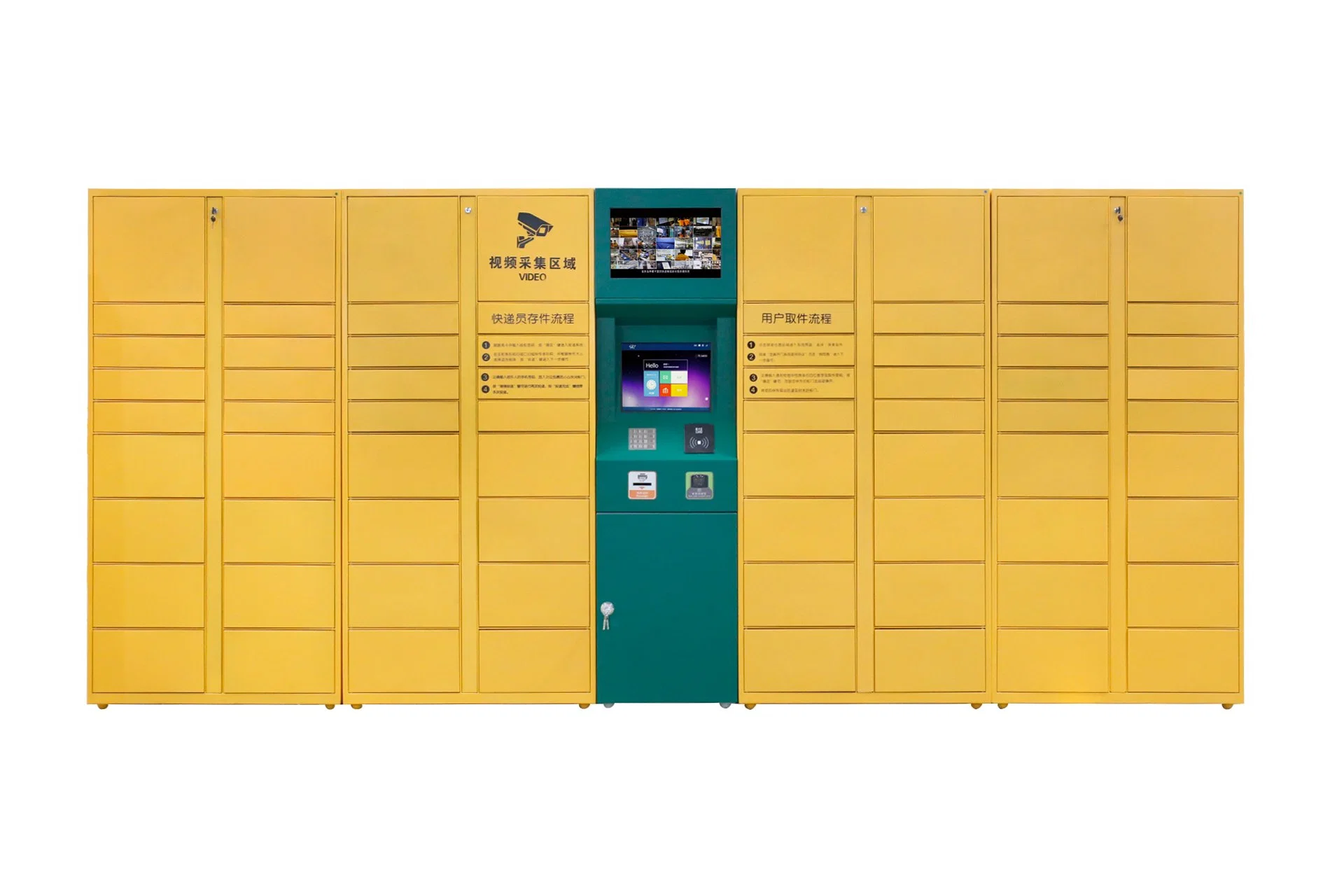 CE, ISO Nuevo DC contrachapado Caja Electrónica de Seguridad Parcel Locker