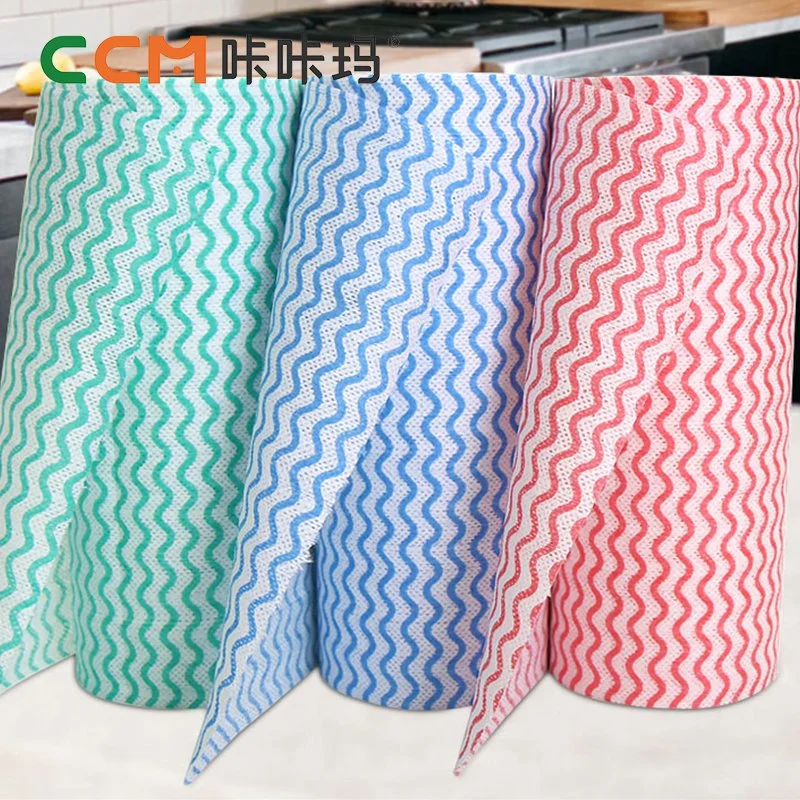 China Kitchen Daily Dish Towel Кухня Rag Бытовая одноразовая уборка Тканевый продукт