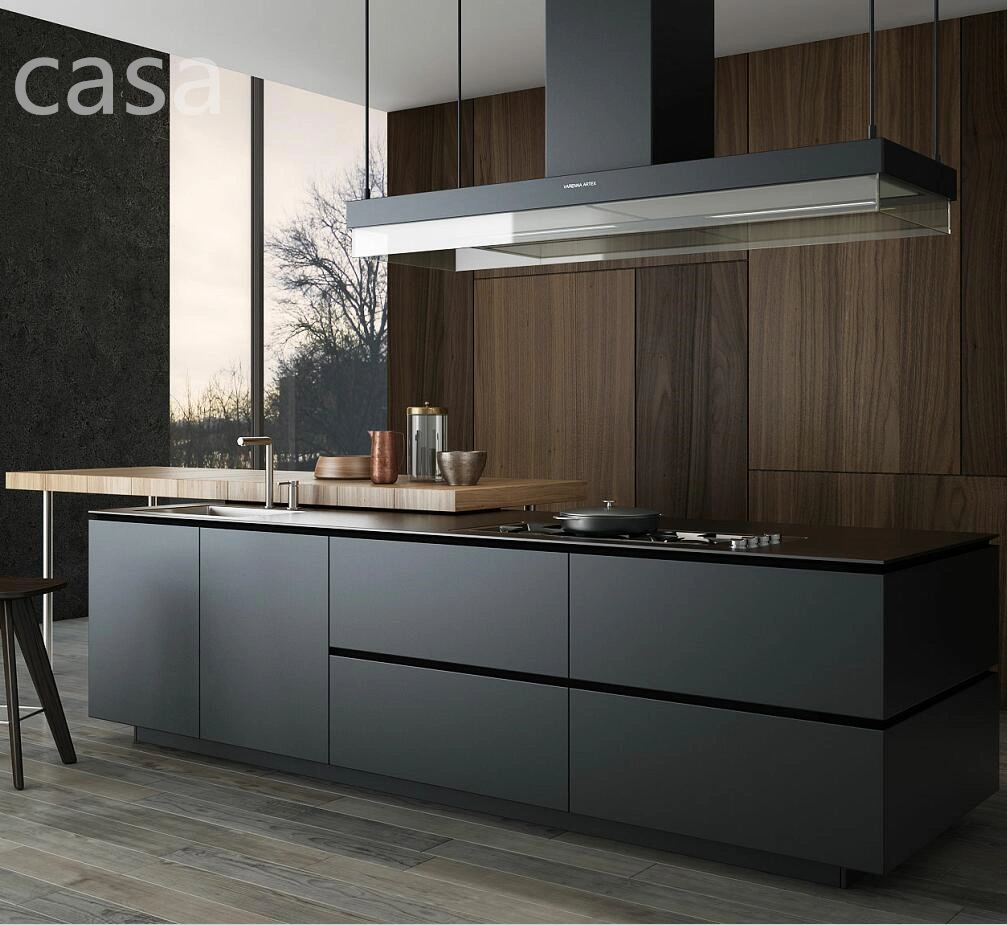 Foshan Design Pantry Cupboards Joinery Euro Modern Straight Line Modular Kitchen Cabinets