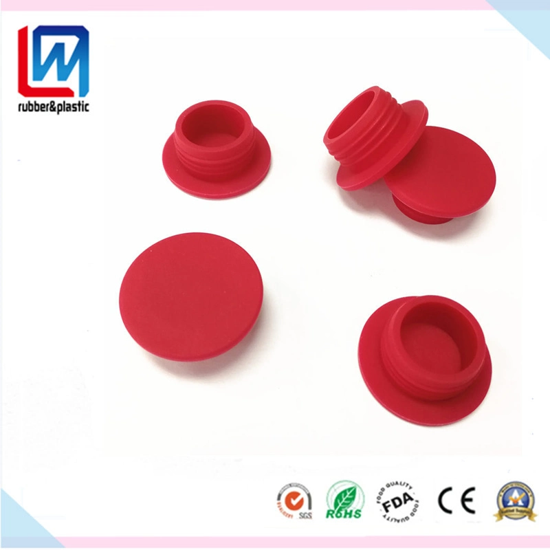 Customized Silicone Rubber Stopper Cap Plug with FDA Approved