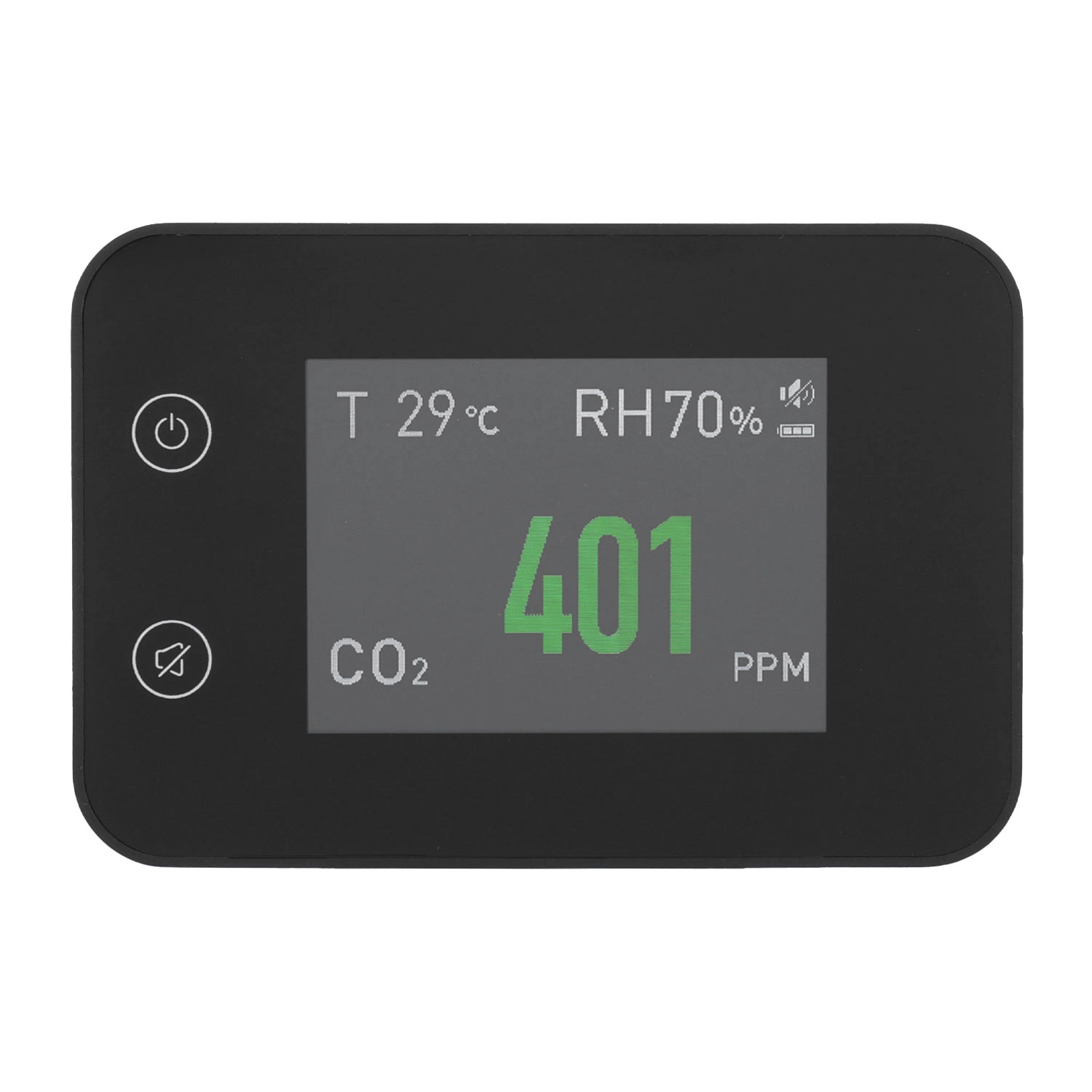 El mejor detector de dióxido de carbono de 2022 La calidad del aire en tiempo real del sensor de CO2 y el humo controle la temperatura y humedad relativa en el probador con alarma