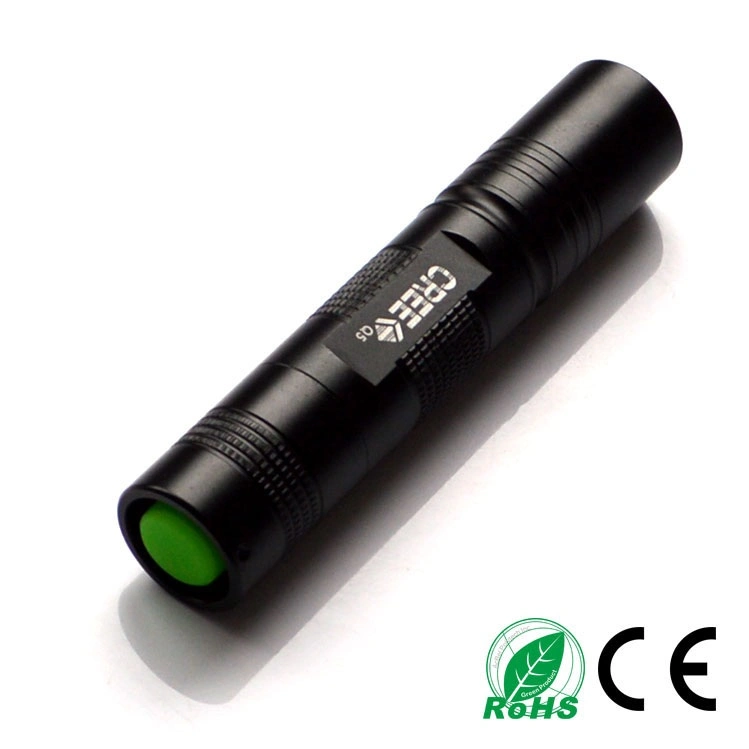 Rechargeable Mini LED 3 Lighting Modes Waterproof Powerful Outdoor Torch Flashlight