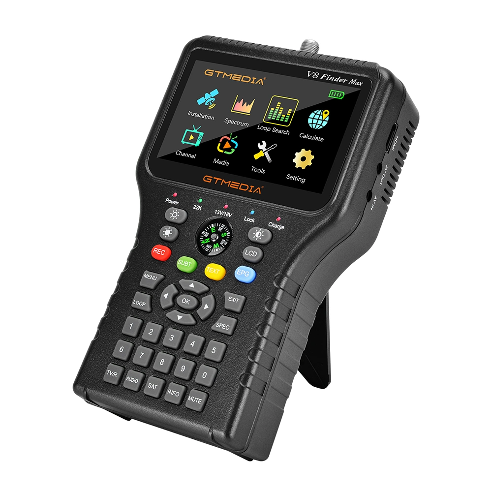 Gtmedia V8 Finder Max H265 satellite Finder support DVB S2X MPEG4