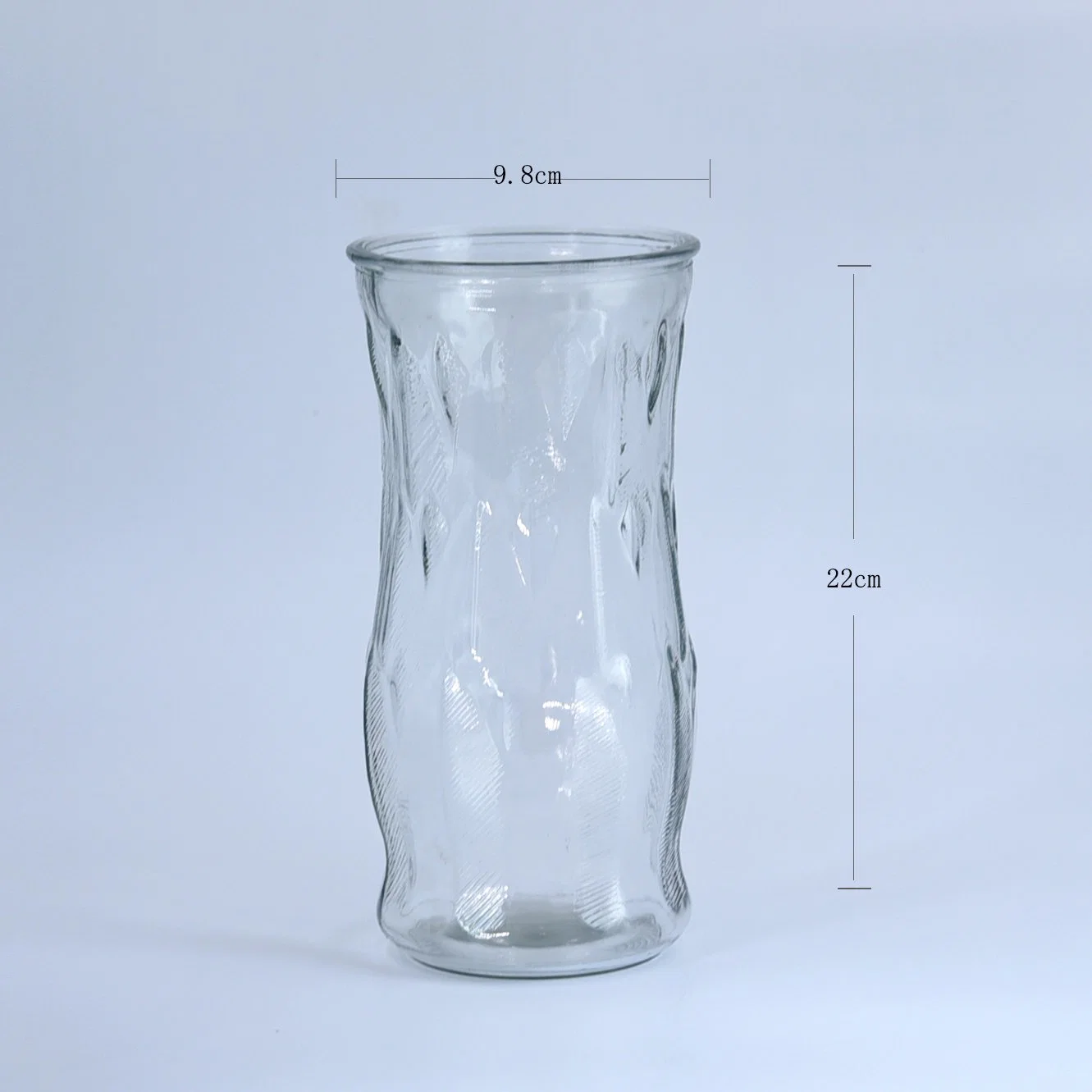 Clear Glass Vase Cheap Glass Vase Flower Vase for Decor