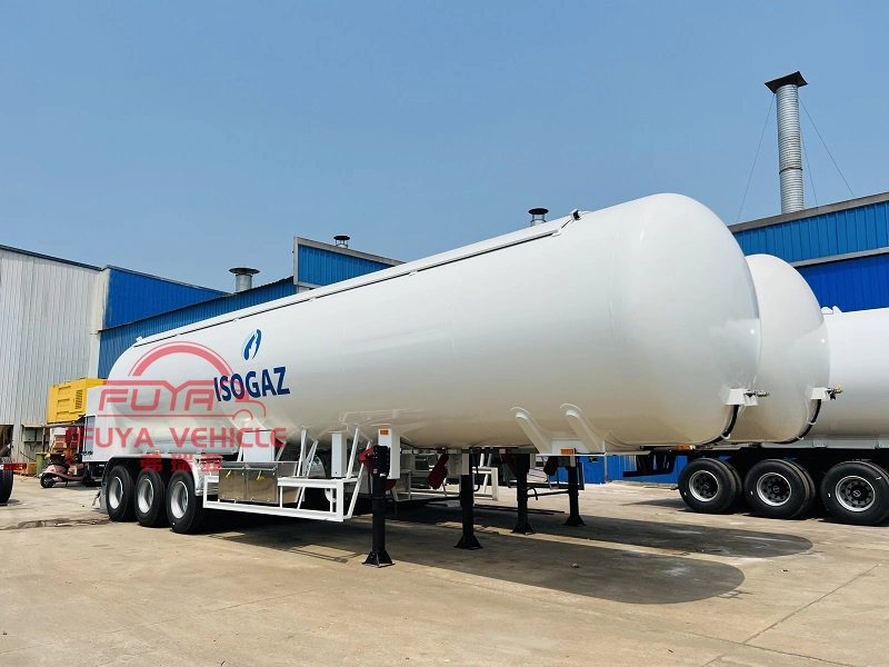 Remorque à réservoir GPL 3Axle 25ton 25mt 50m3 50000litres avec débit Mètre