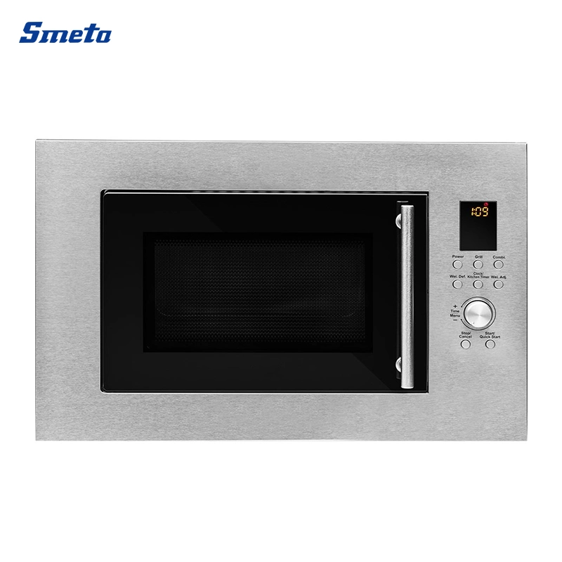 Smeta OEM Stainless Steel Handle Grill Digital Built-in Microwave Oven