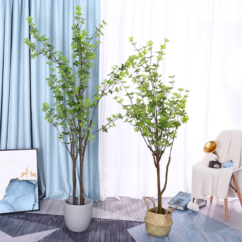 Indoor Decoration Artificial Enkianthus Tree Faux Planta Japan Enkianthus Tree Bonsai