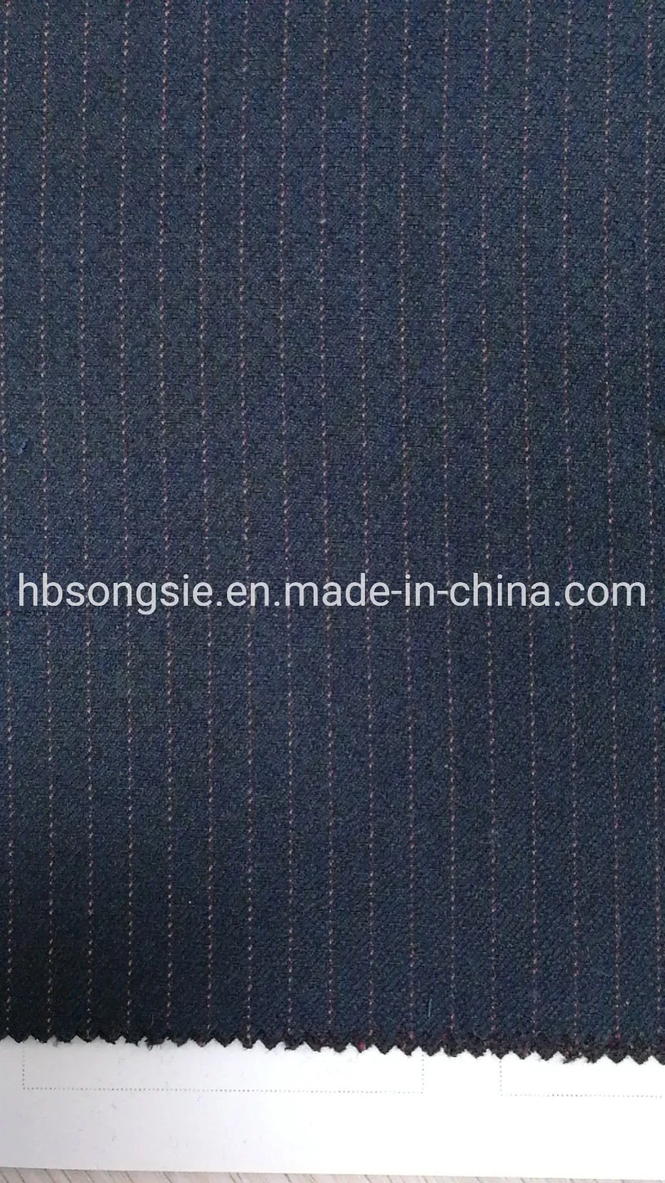 Cationic Viscose Stripe Tr Jacquard Fabric Suiting Fabric