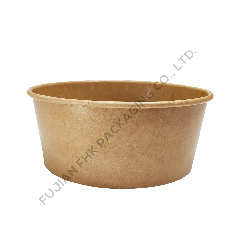 750ml 150mm Diameter Eco Friendly Ice Cream Paper Bowls