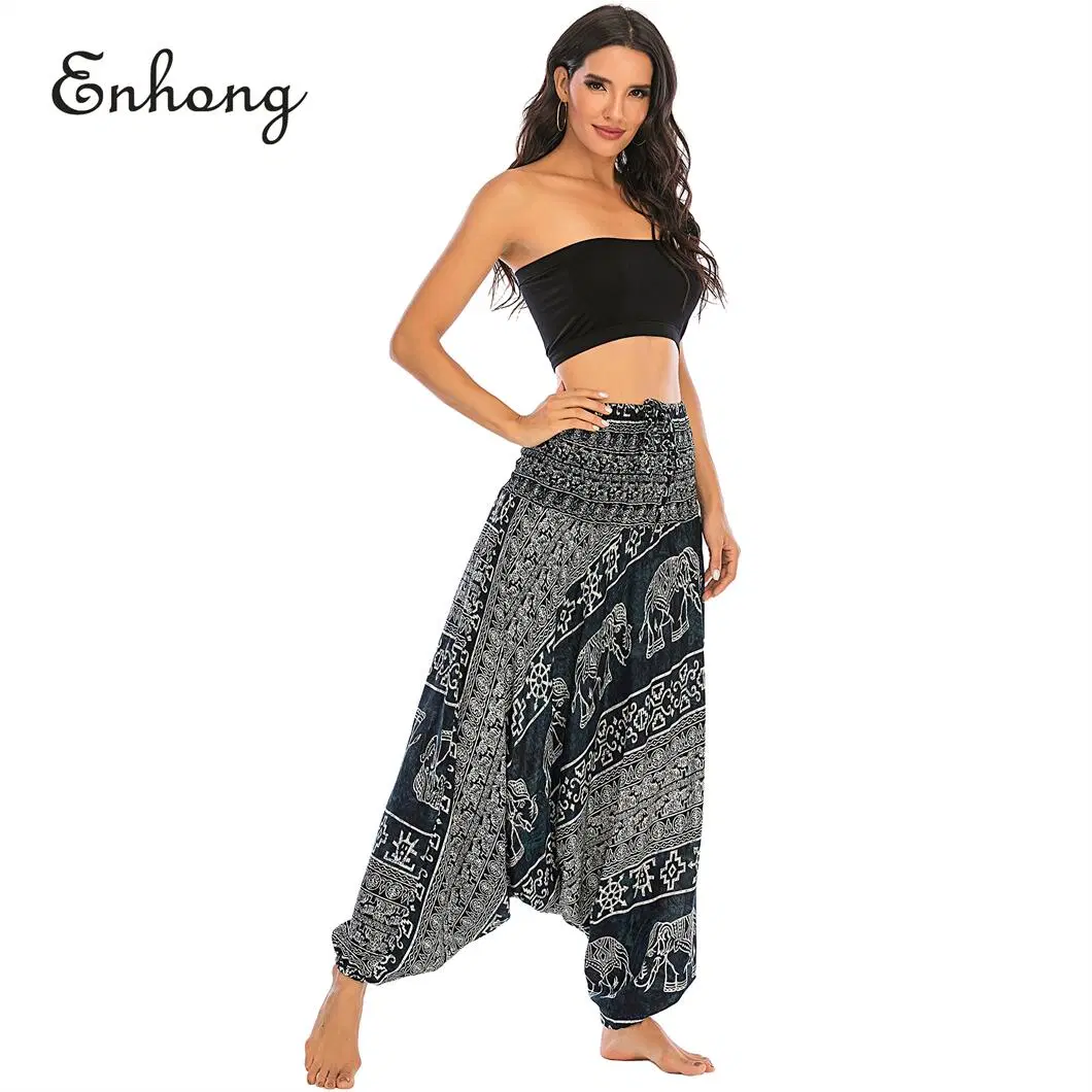 Frauen Mode Hippie Kleidung Boho Hosen Custom Großhandel/Lieferant