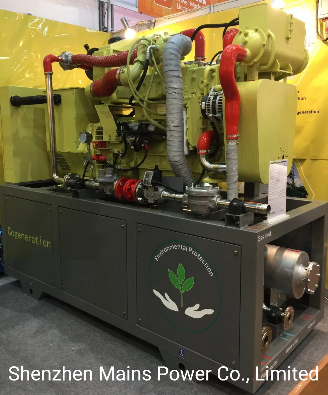 150kVA Cumins generador de gas natural del sistema de recuperación de calor generador de CHP