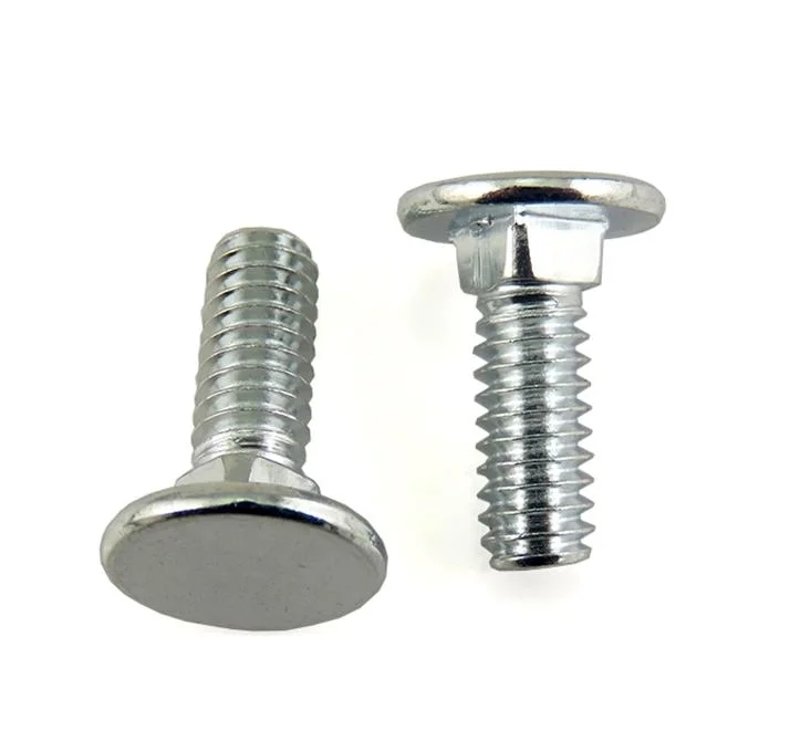 China Supplier DIN 603 Flat Head Bucket Coach Bolt and Nut