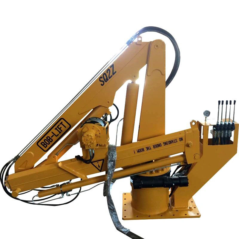 Electric Motor Hydraulic Crane Knuckle Boom Marine Manufacturer