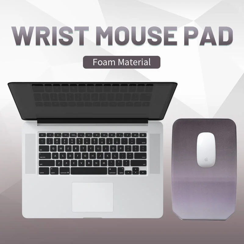 Custom Colour Ergonomic Mouse Pad with Wrist Rest Support Computer Entire Memory Foam Non-Slip Mouse Pad